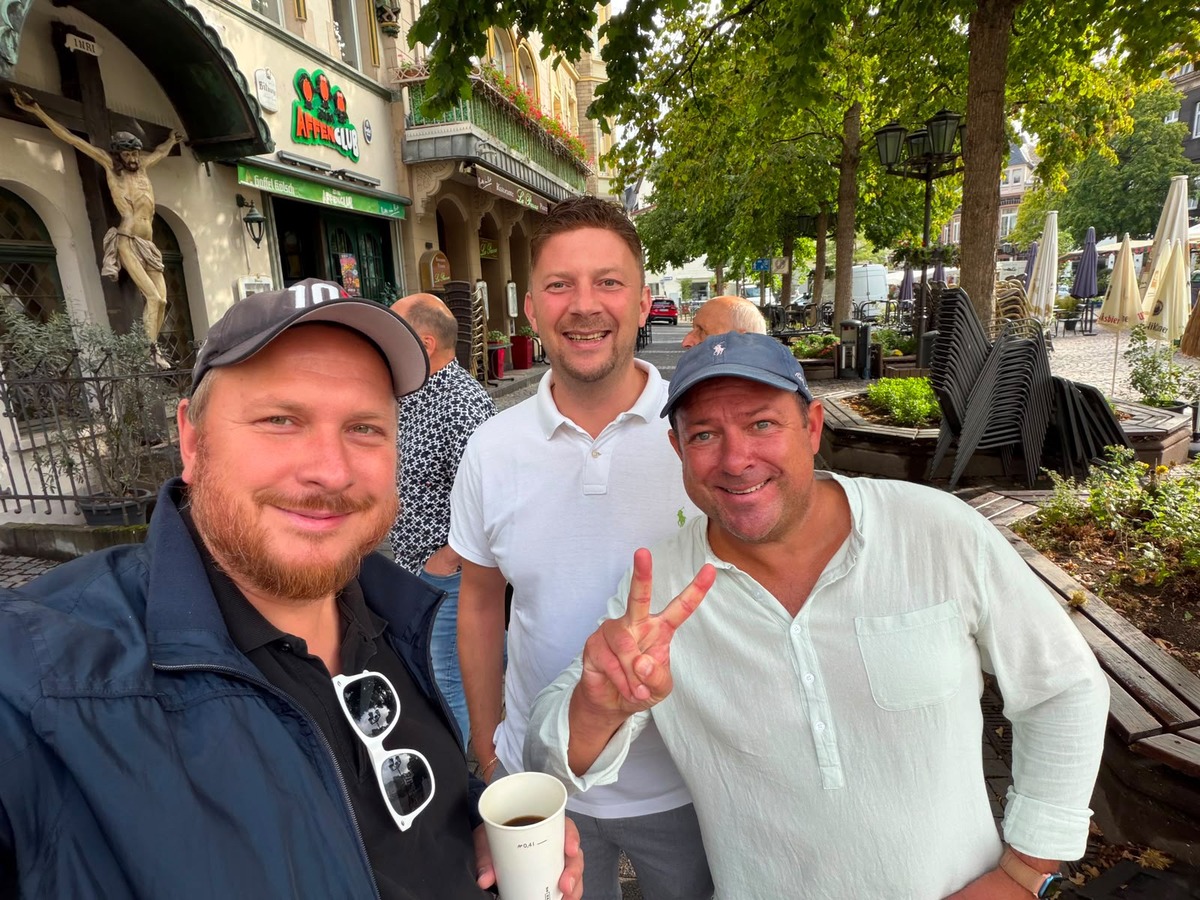 Teilnehmer des Inner Circle in der Altstadt